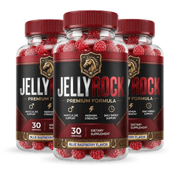 JellyRock™ men's vitality gummies — 3 bottles
